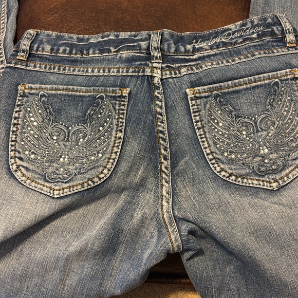 Original Harley Davidson Women's Blue Jeans - Picture 6 of 11